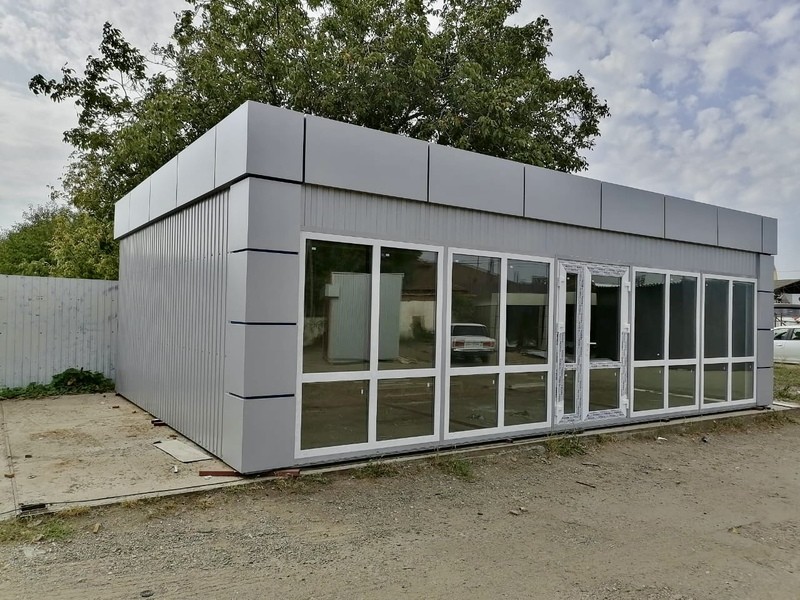 торговый павильон размером 12х6х3,5 м