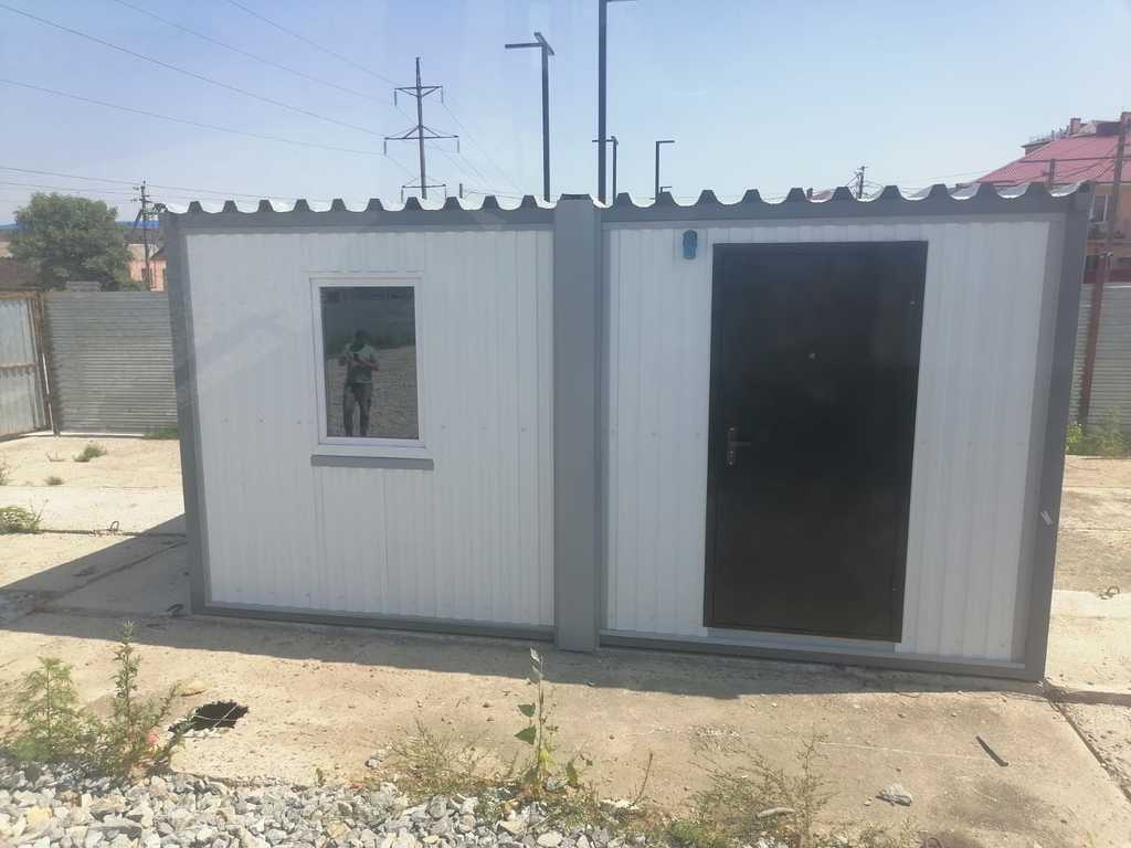 модульный блок-контейнер из 2-х частей размером 5х4,8х2,5 м