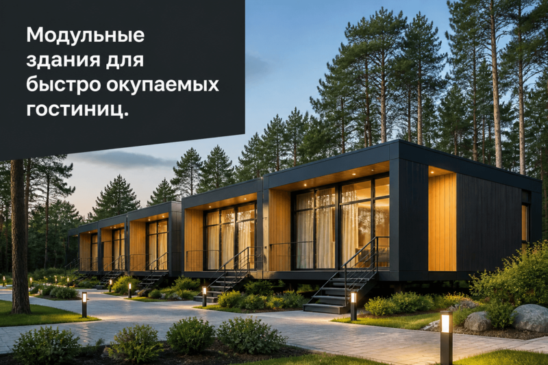 Отельный бизнес по-новому. Когда окупится модульная гостиница